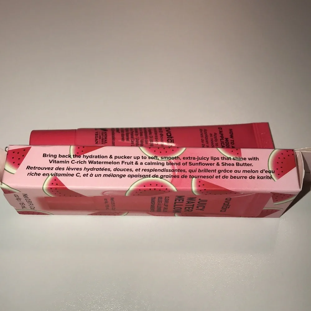 Avatara juicy water mellow clear lip jelly NEW